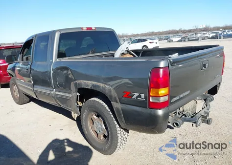 2002 Chevrolet Silverado 1500 Ls из США, поврежденный, VIN 2GCEK19TX21332196